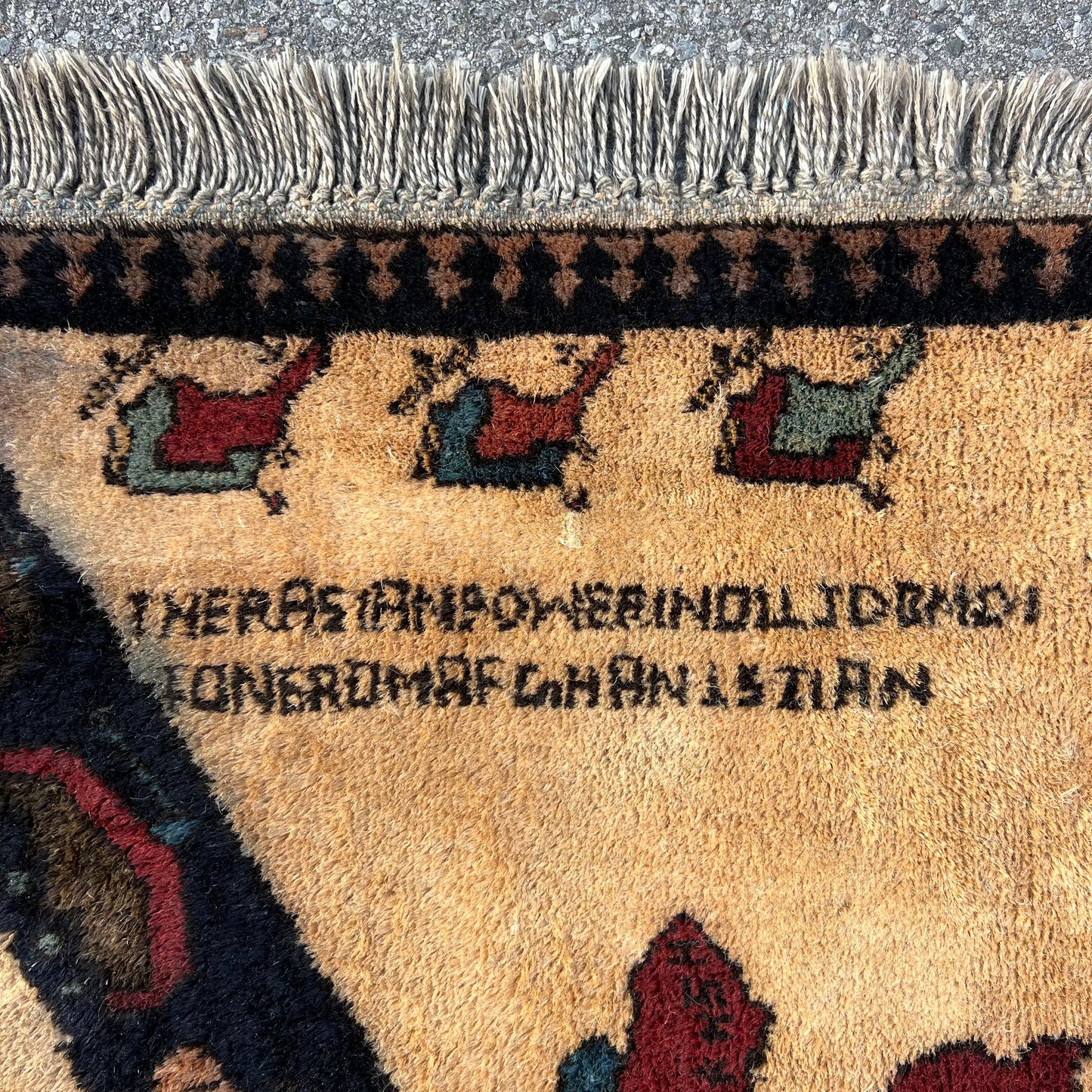 Soviet Invasion Era Afghan War Rug