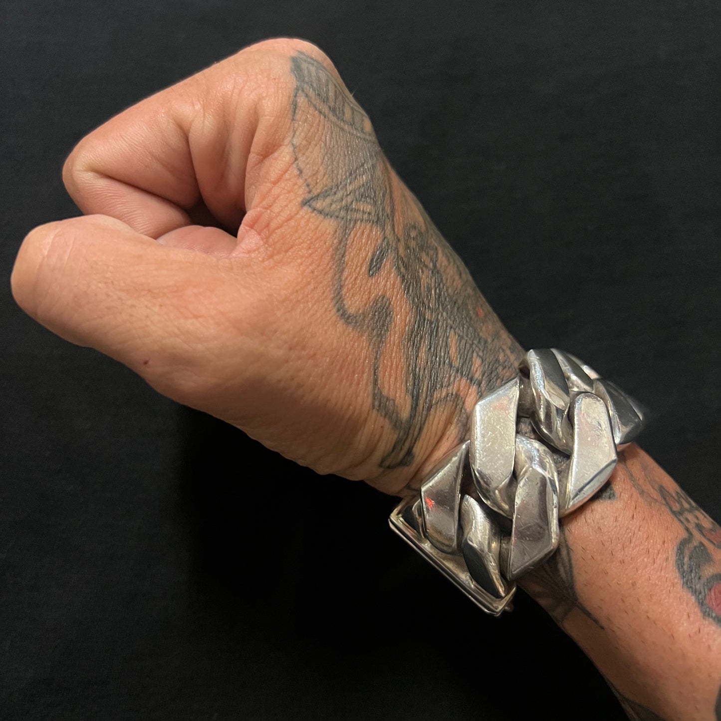 Handmade Silver/.925 Extreme Heavyweight Cuban Link Bracelet