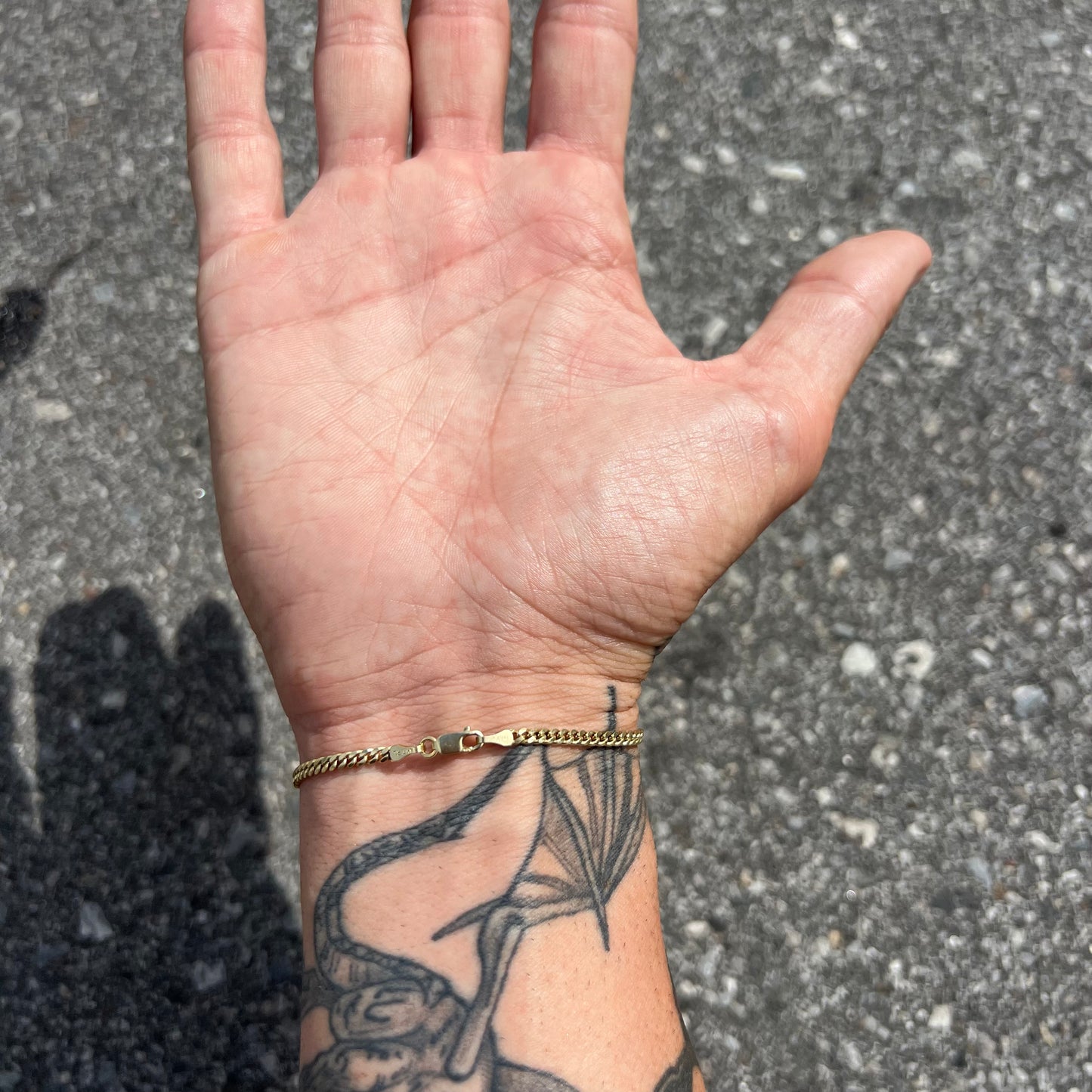 Vintage Solid 14k Miami Cuban Link Bracelet