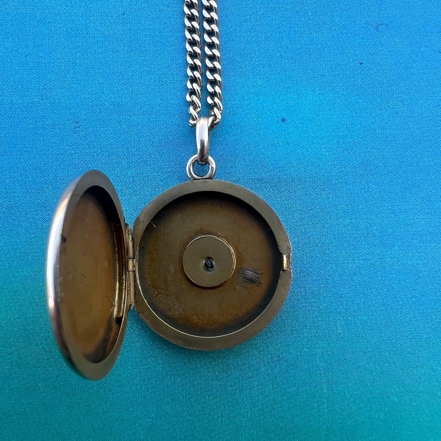 Victorian 10k Diamond Starburst Locket