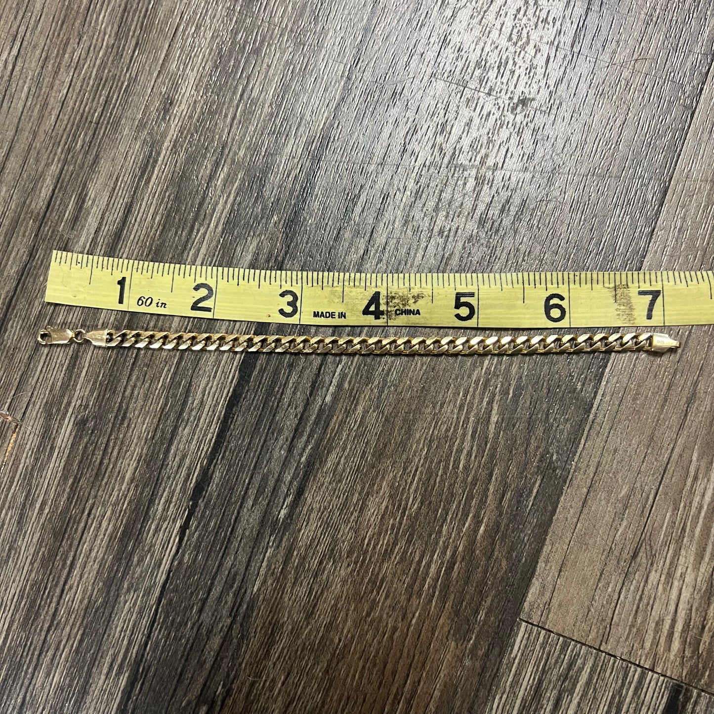 Vintage Solid 14k Chunky Miami Cuban Link Bracelet