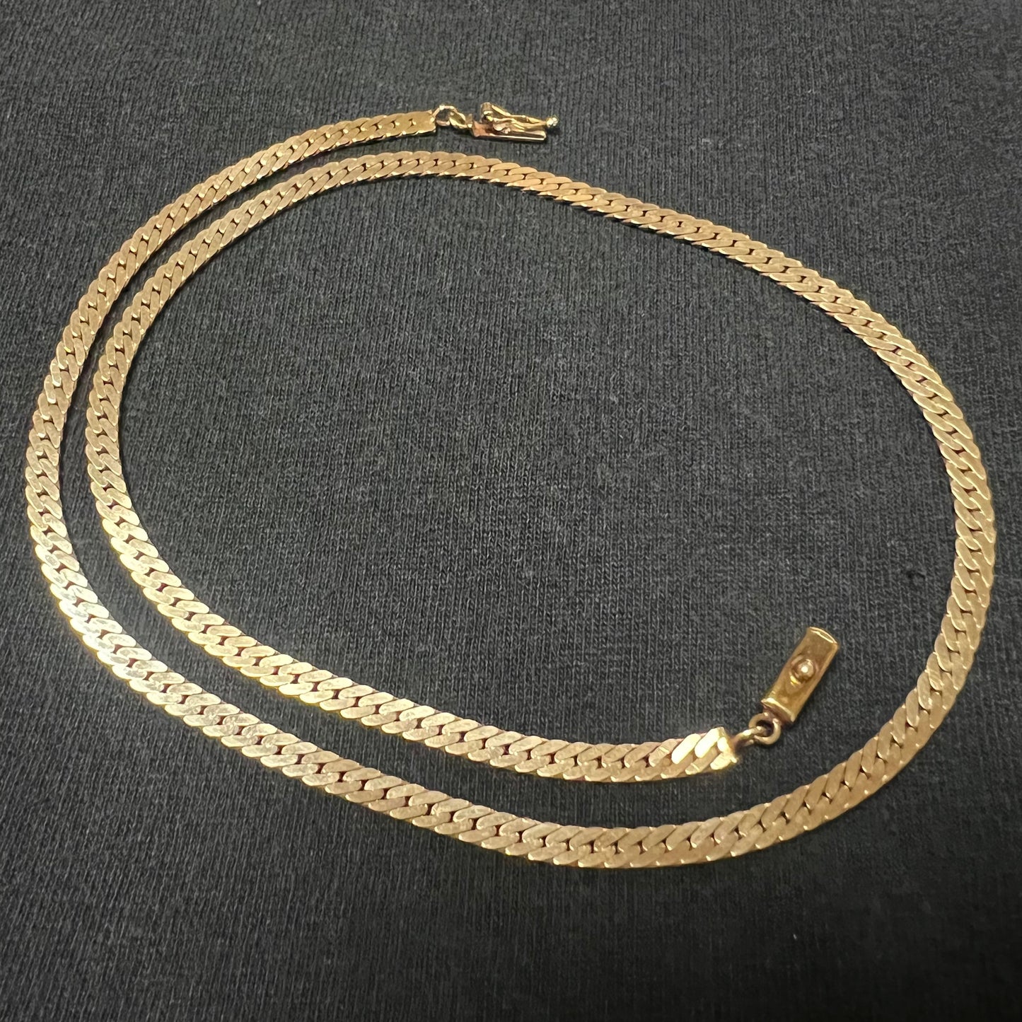 1940’s Solid 14k Flat Cuban Link By UnoAErre