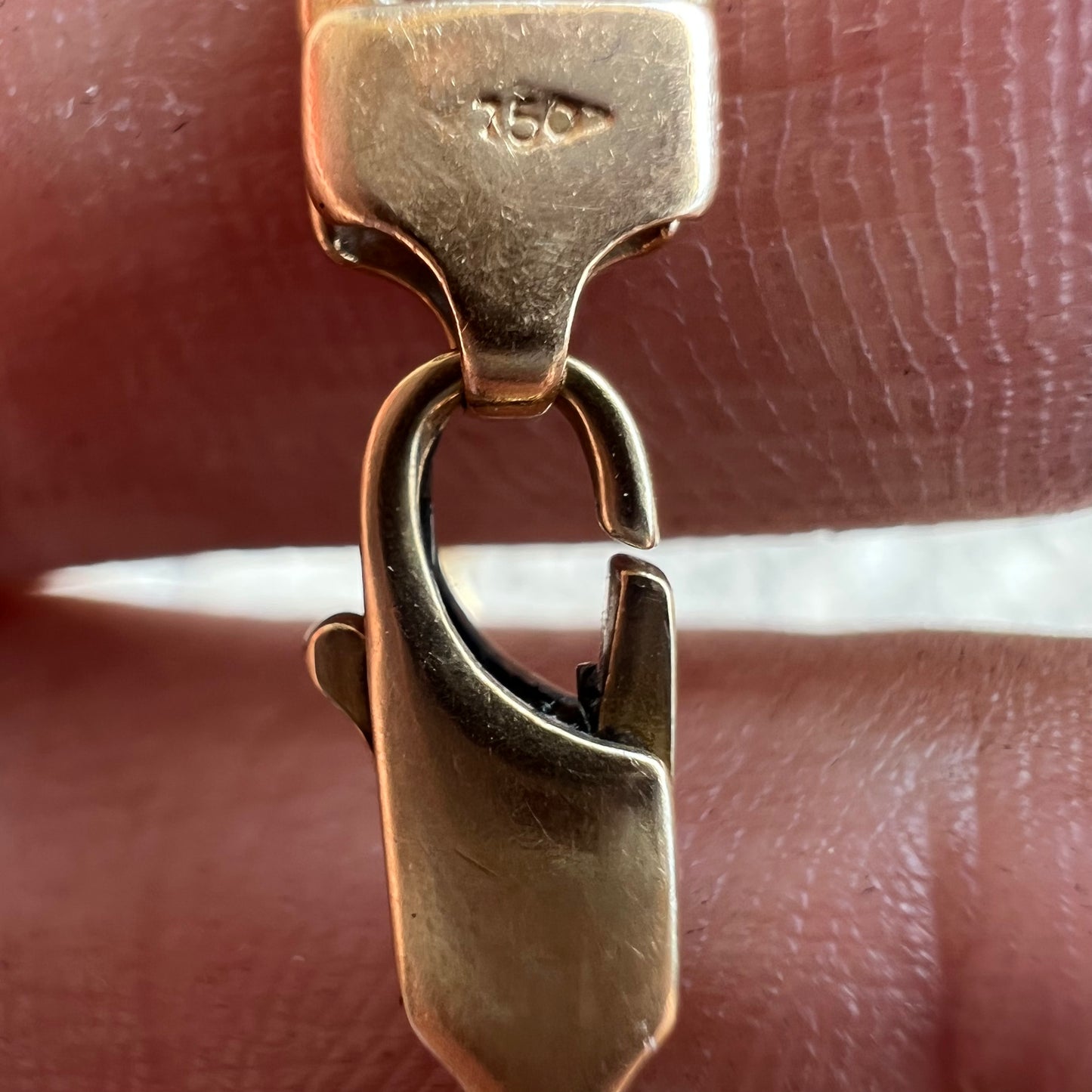 Vintage 18k Italian Cuban/Curb Link Bracelet