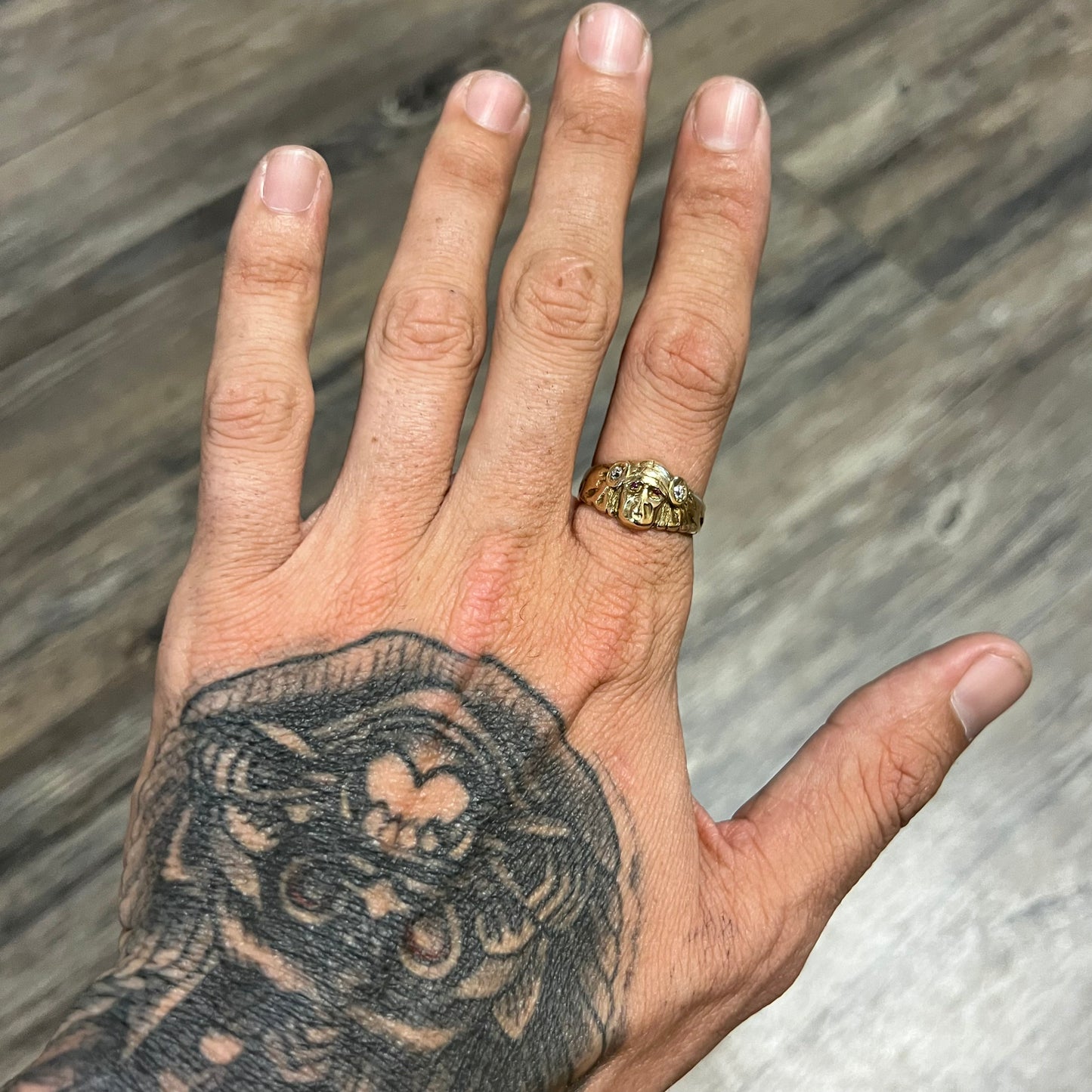 Art Nouveau 14k Apache Warrior Ring By Larter And Sons (9)
