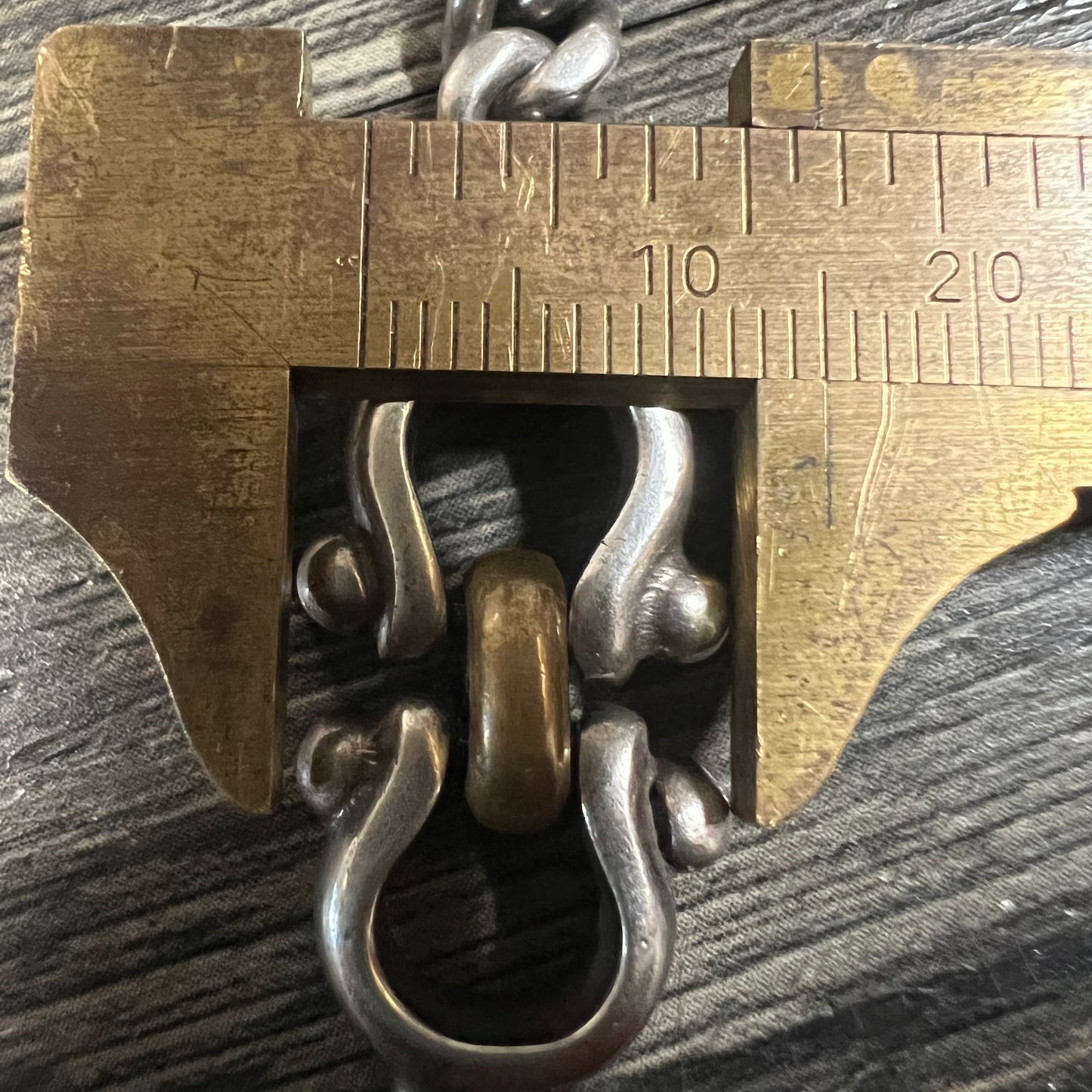 1980’s Sterling/.925 TAXCO Modernist Cuban Link Shackle Bracelet