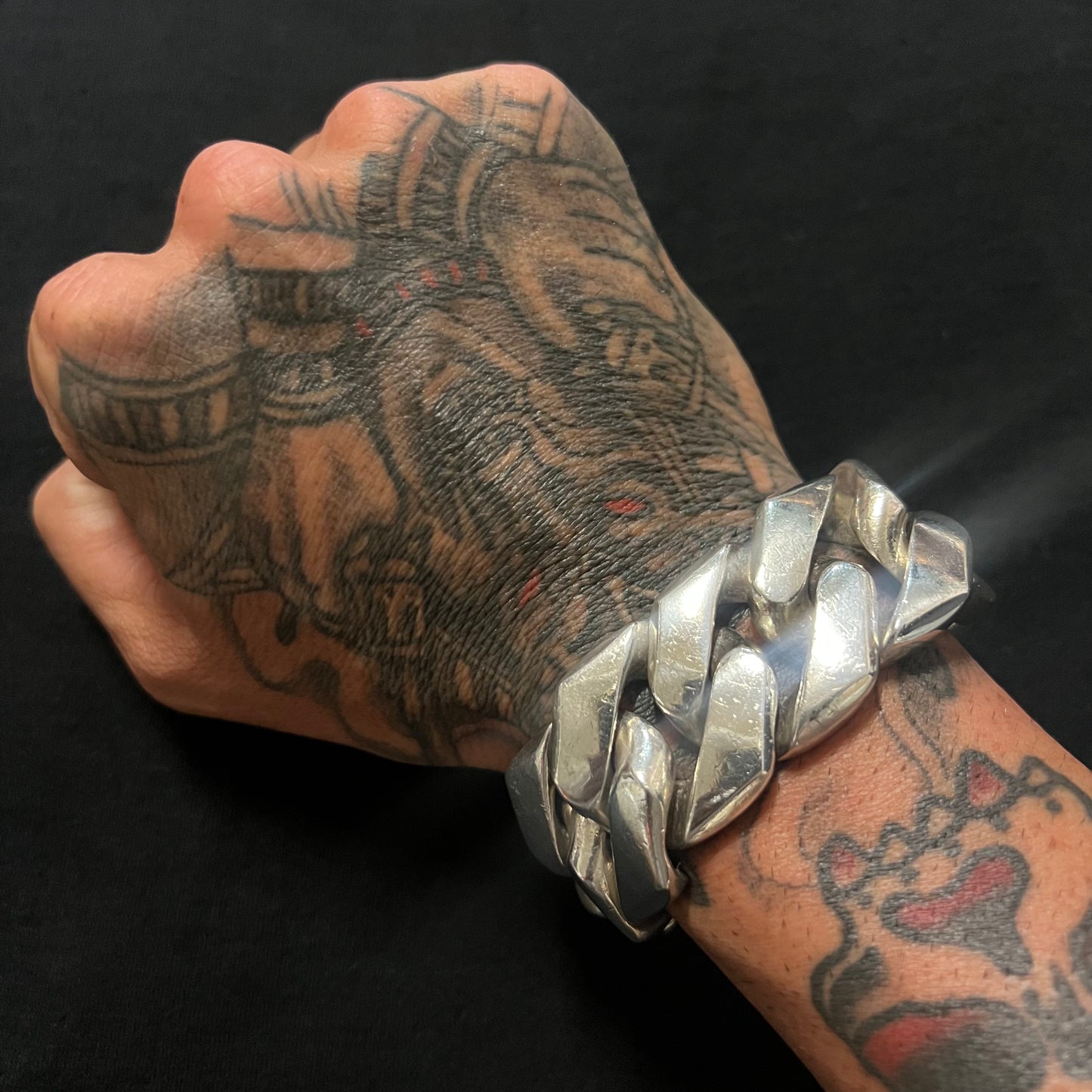 Handmade Silver/.925 Extreme Heavyweight Cuban Link Bracelet