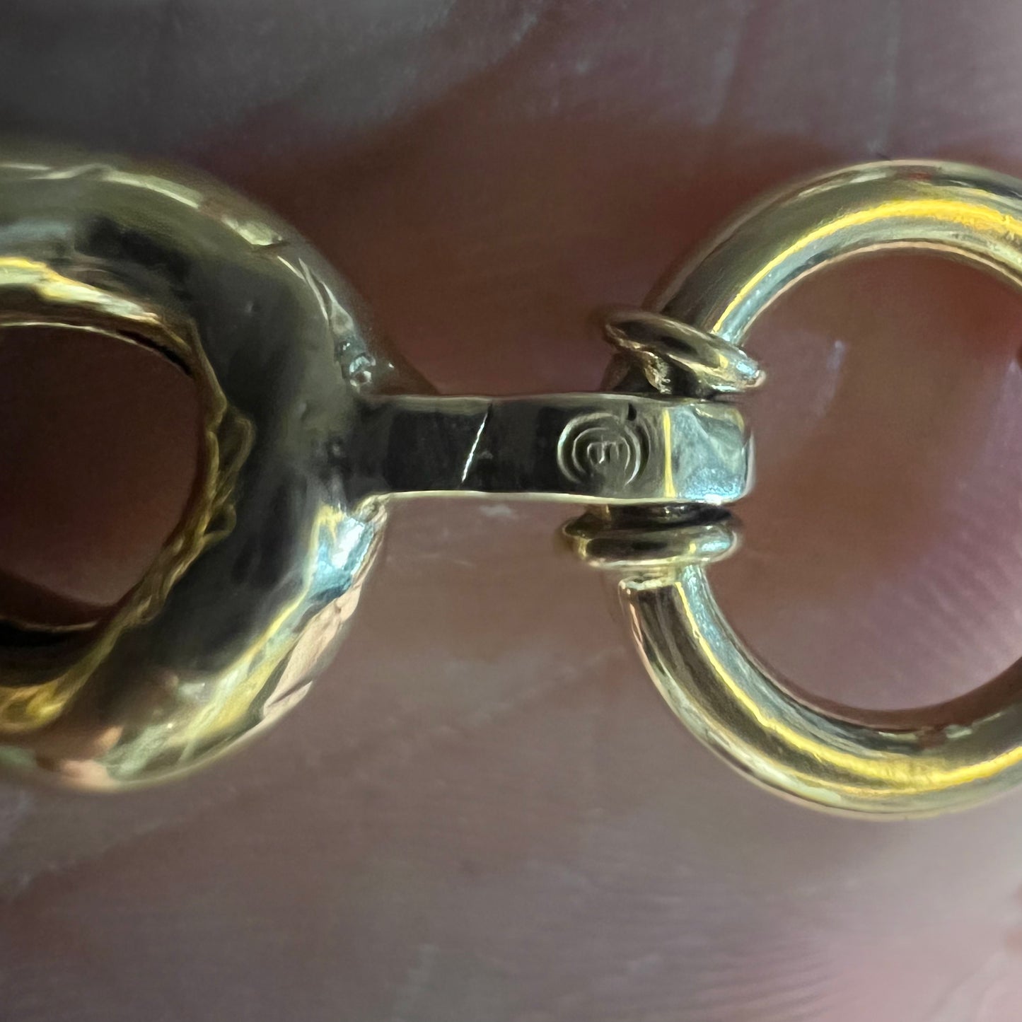 Vintage 14k Super Chunky Curb Link Bracelet By H.W Burdick