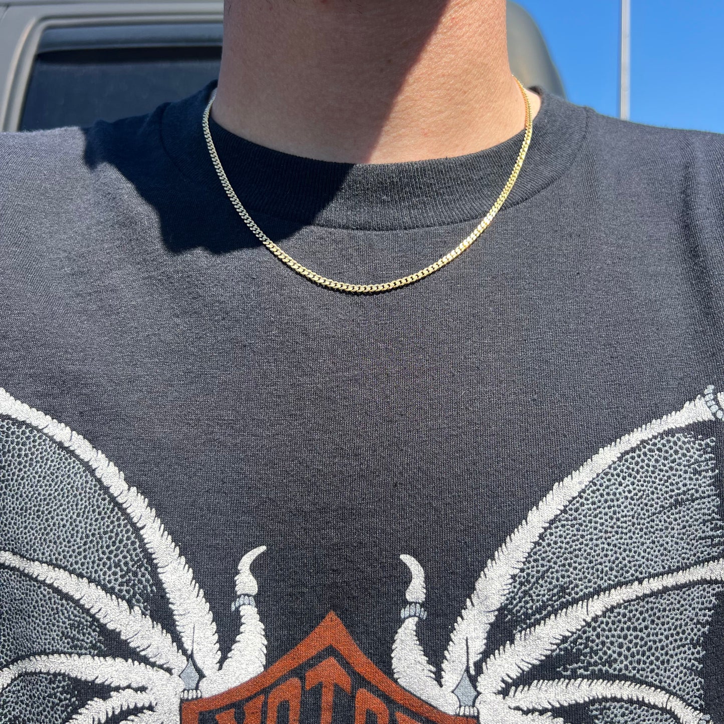 Vintage Solid 14k Miami Cuban Link Necklace