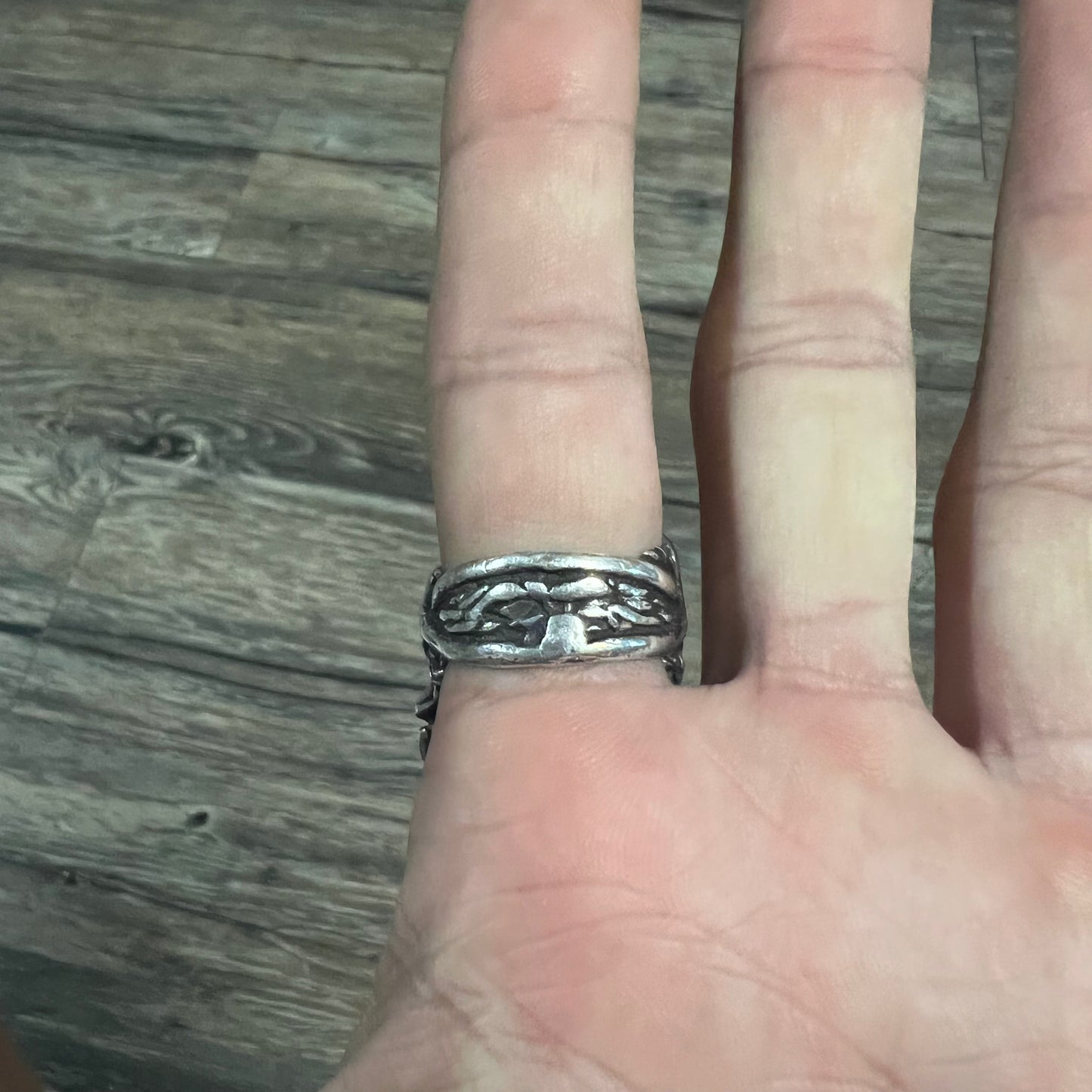 Vintage Sterling/.925 Medusa Ring