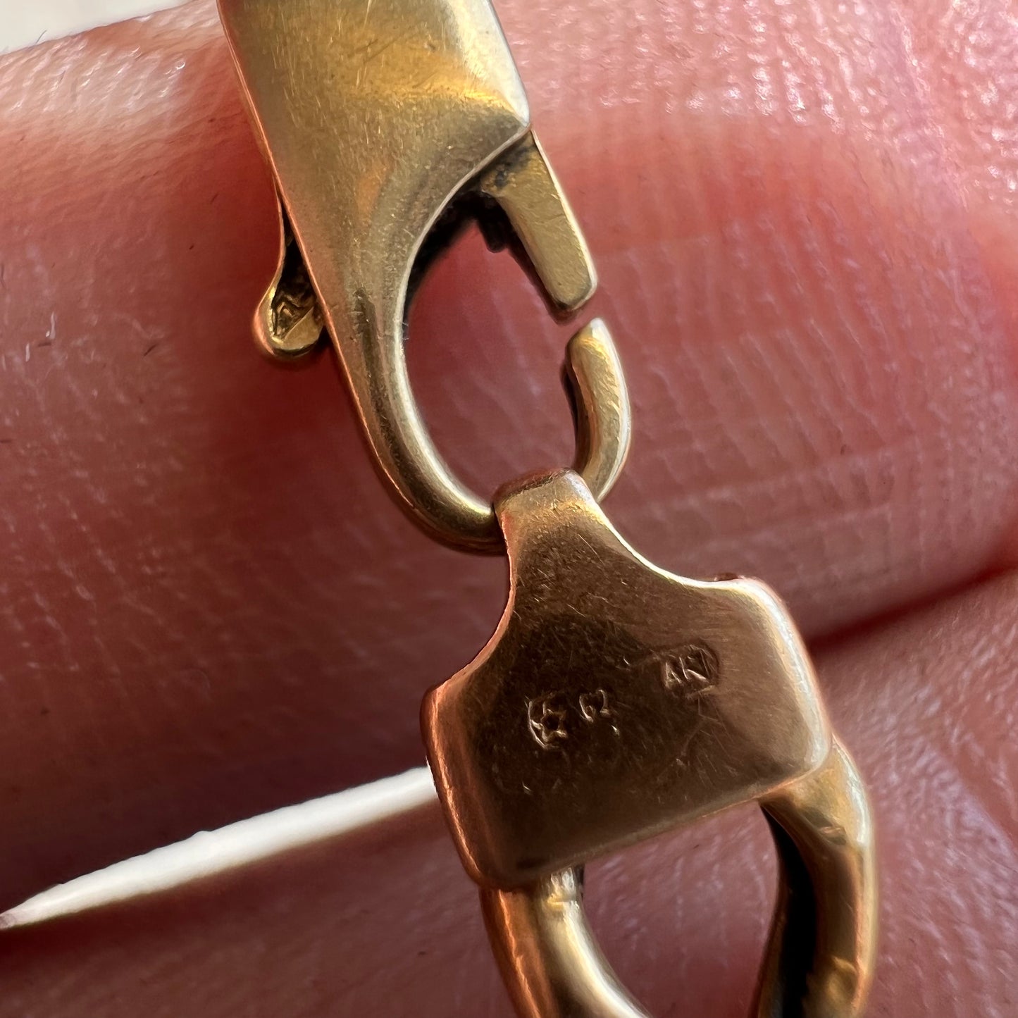 Vintage 18k Italian Cuban/Curb Link Bracelet