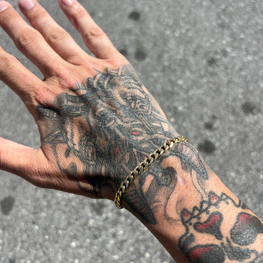 Vintage Solid 14k Chunky Miami Cuban Link Bracelet