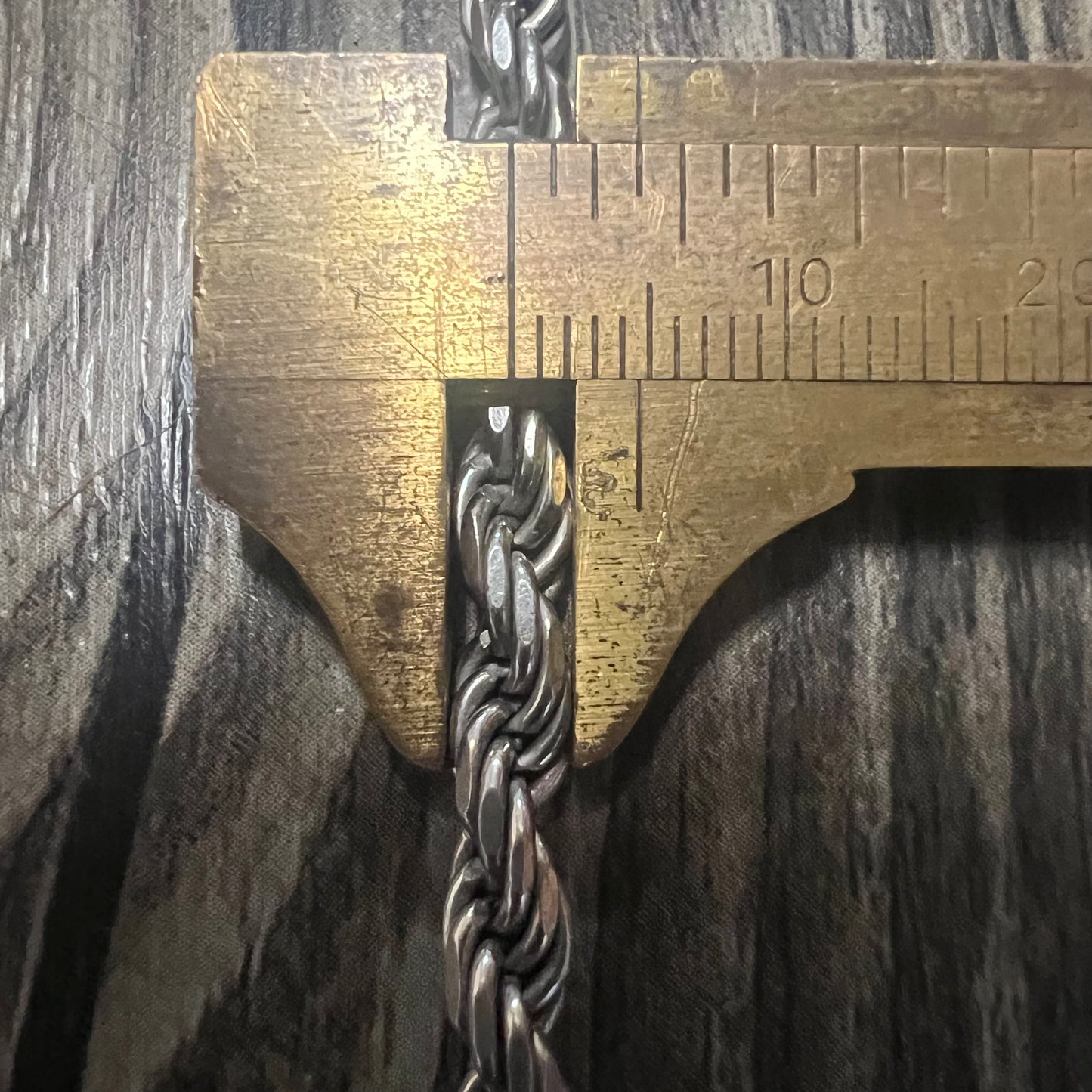 Custom Sterling/.925 Ebony Wood Inlaid Revolver Pendant And Necklace