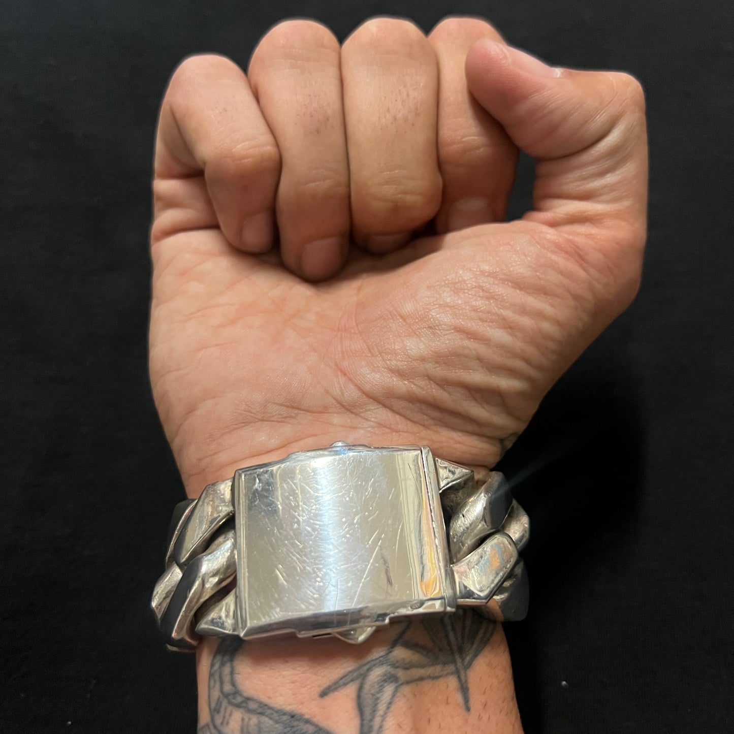 Handmade Silver/.925 Extreme Heavyweight Cuban Link Bracelet
