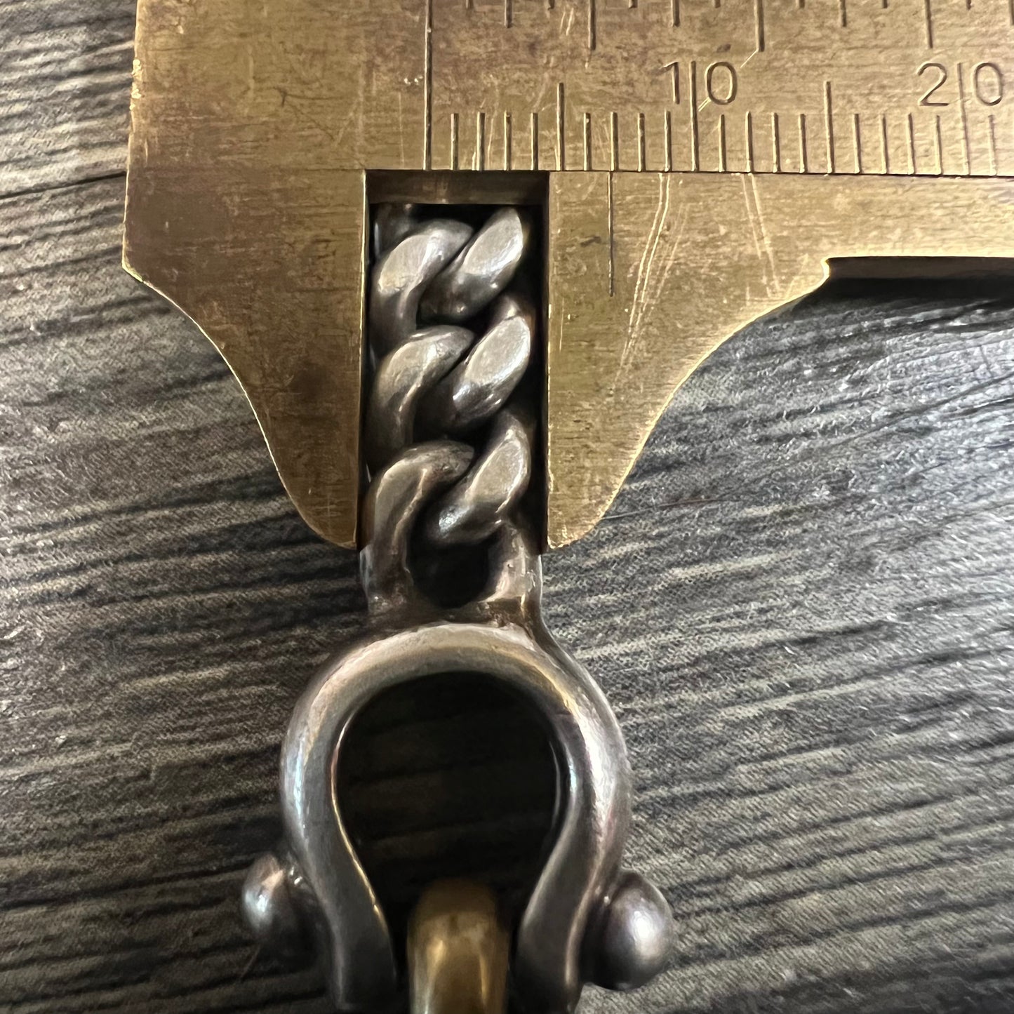 1980’s Sterling/.925 TAXCO Modernist Cuban Link Shackle Bracelet