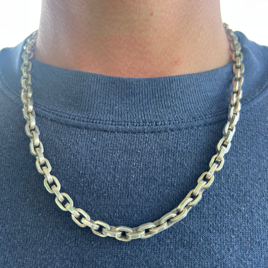 1980’s Heavy Sterling/.925 Hermés Link Necklace