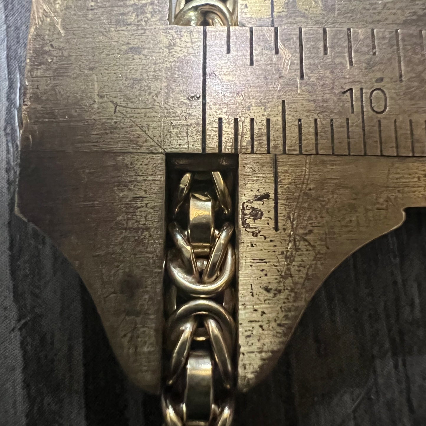 Vintage Solid 18k Byzantine Bracelet