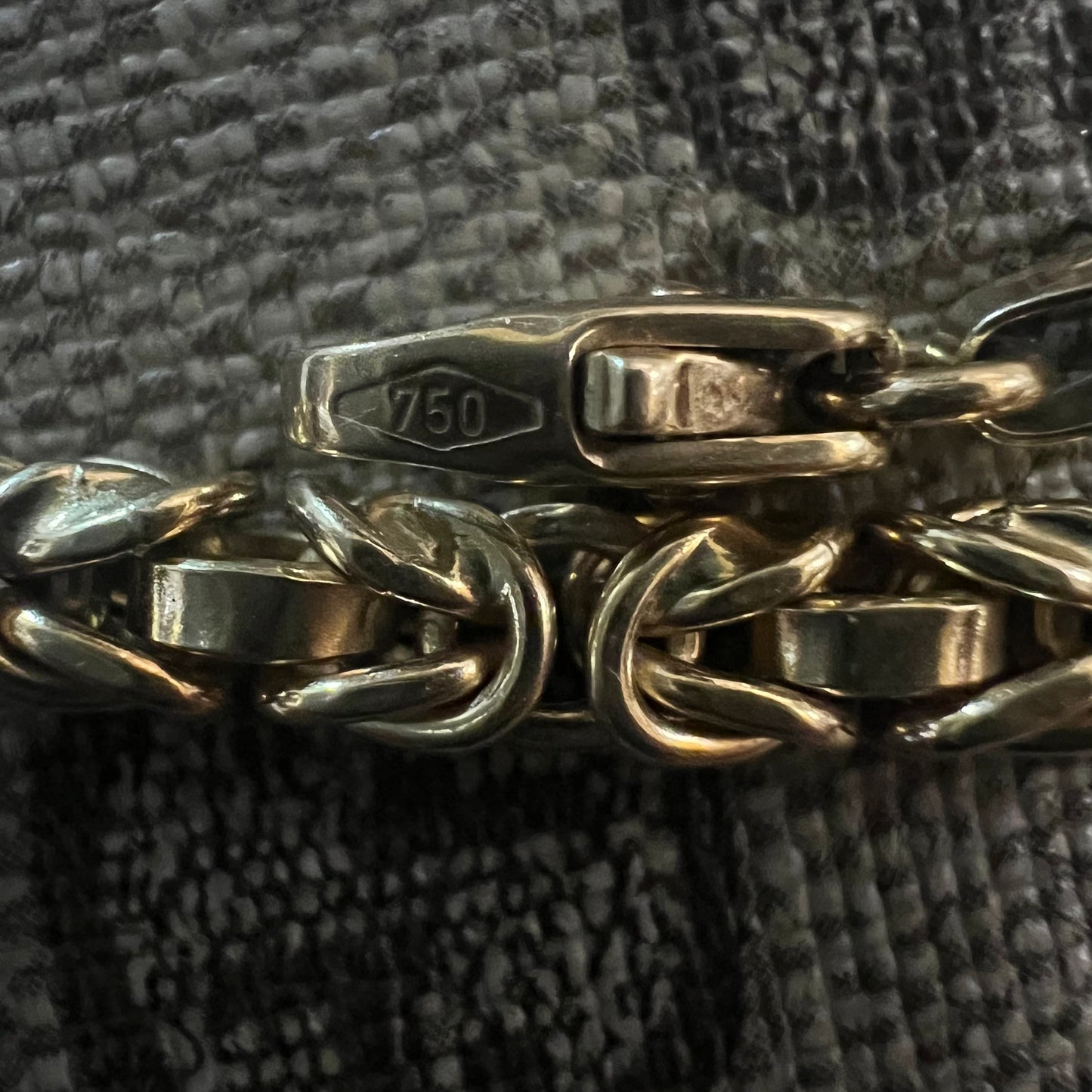 Vintage Solid 18k Byzantine Bracelet