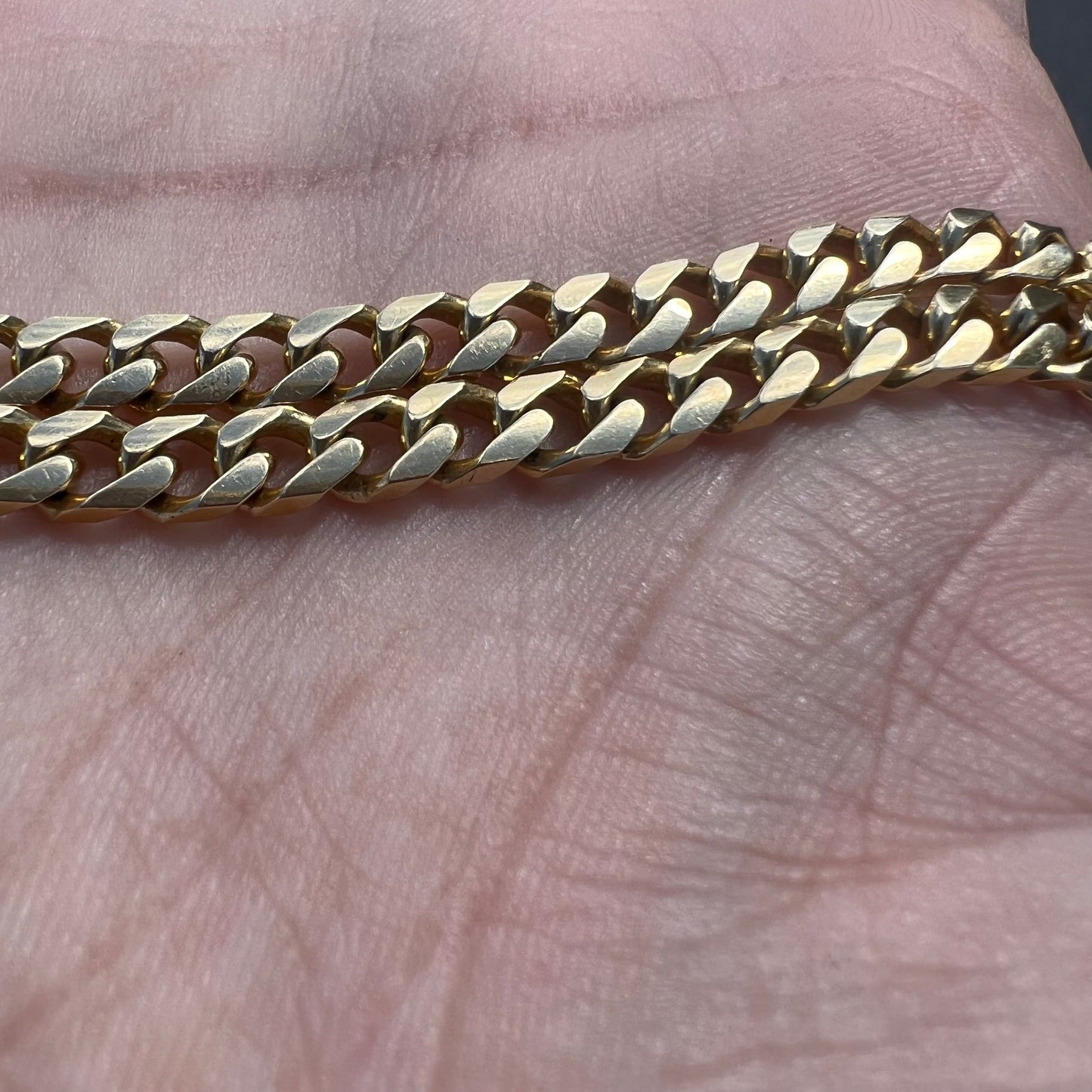 Vintage Solid 14k Chunky Miami Cuban Link Bracelet