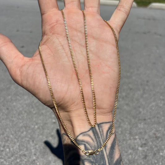 Vintage Solid 14k Cuban/Curb Link Necklace