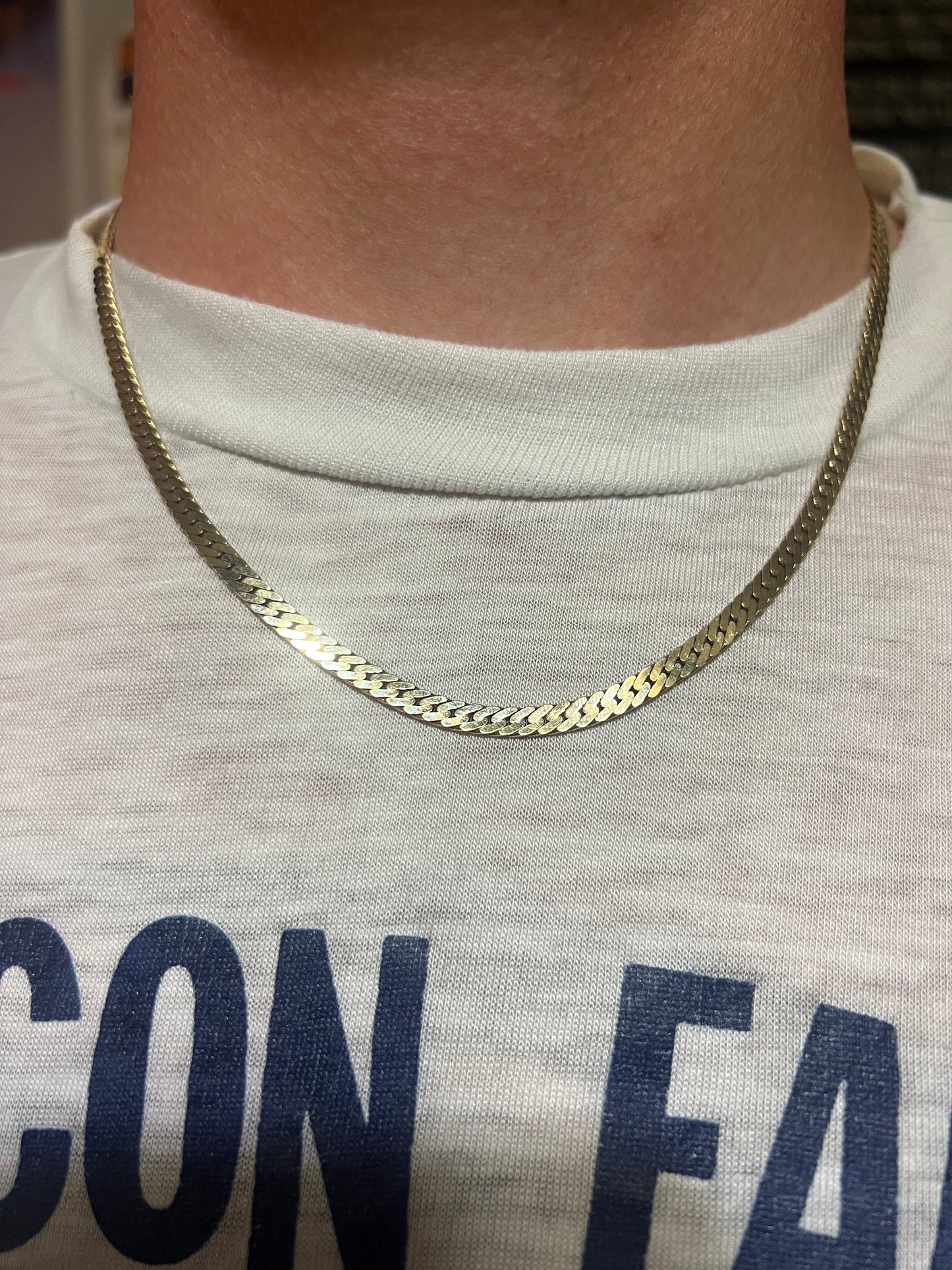 1940’s Solid 14k Flat Cuban Link By UnoAErre