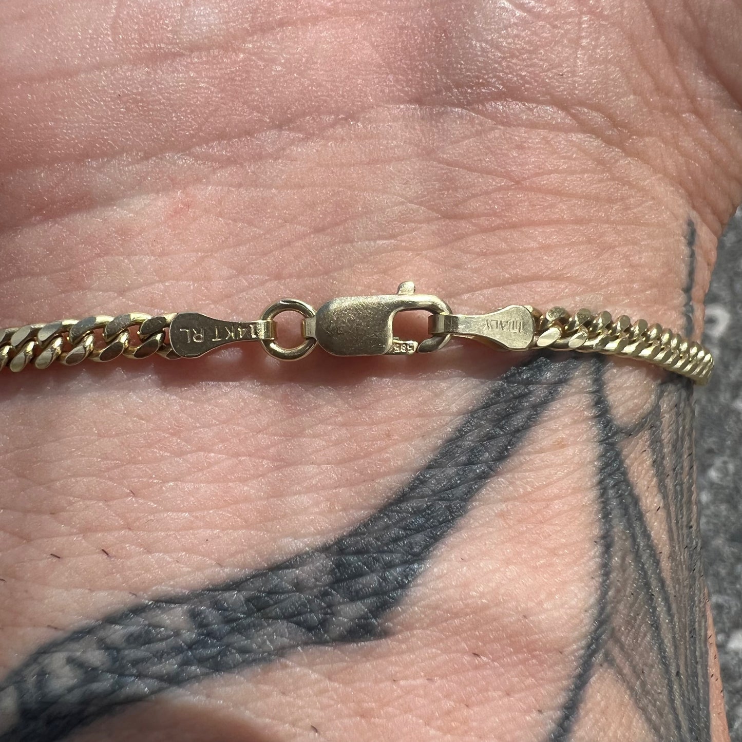 Vintage Solid 14k Miami Cuban Link Bracelet