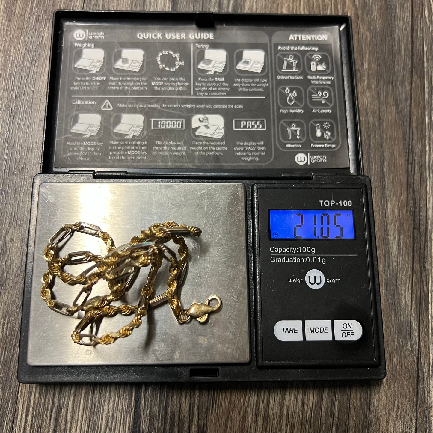 1990’s Solid 14k Heavy Diamondcut Milano Rope Chain