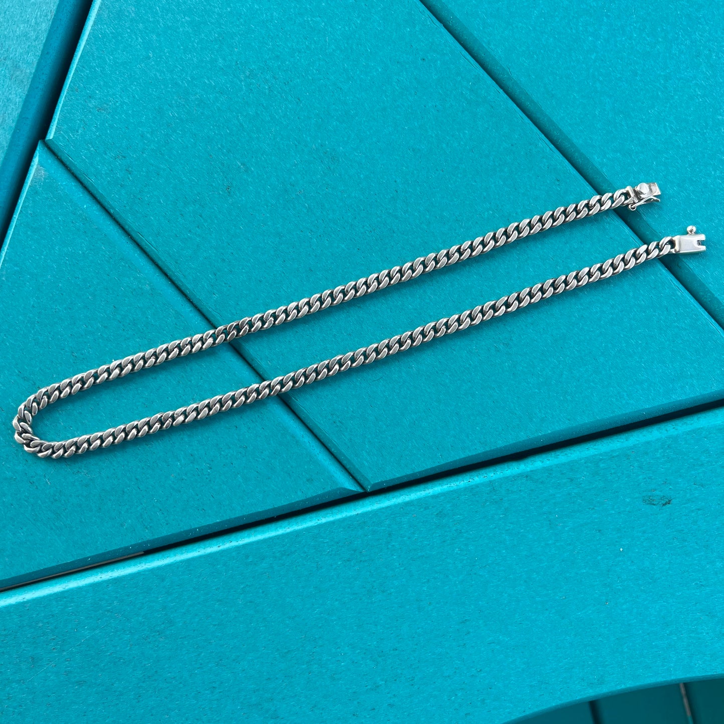 1980’s Sterling/.925 Heavy Miami Cuban Link Necklace