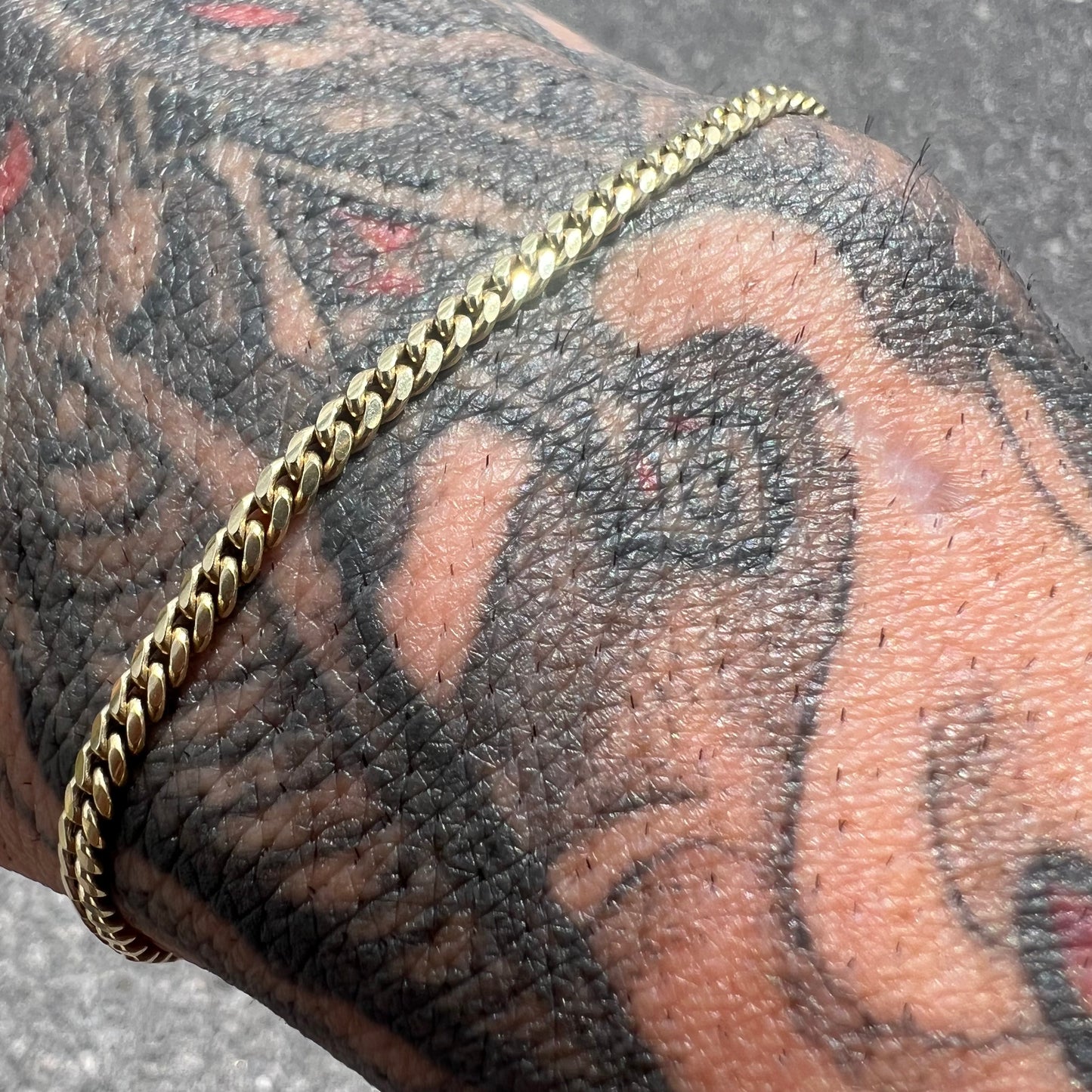 Vintage Solid 14k Miami Cuban Link Bracelet
