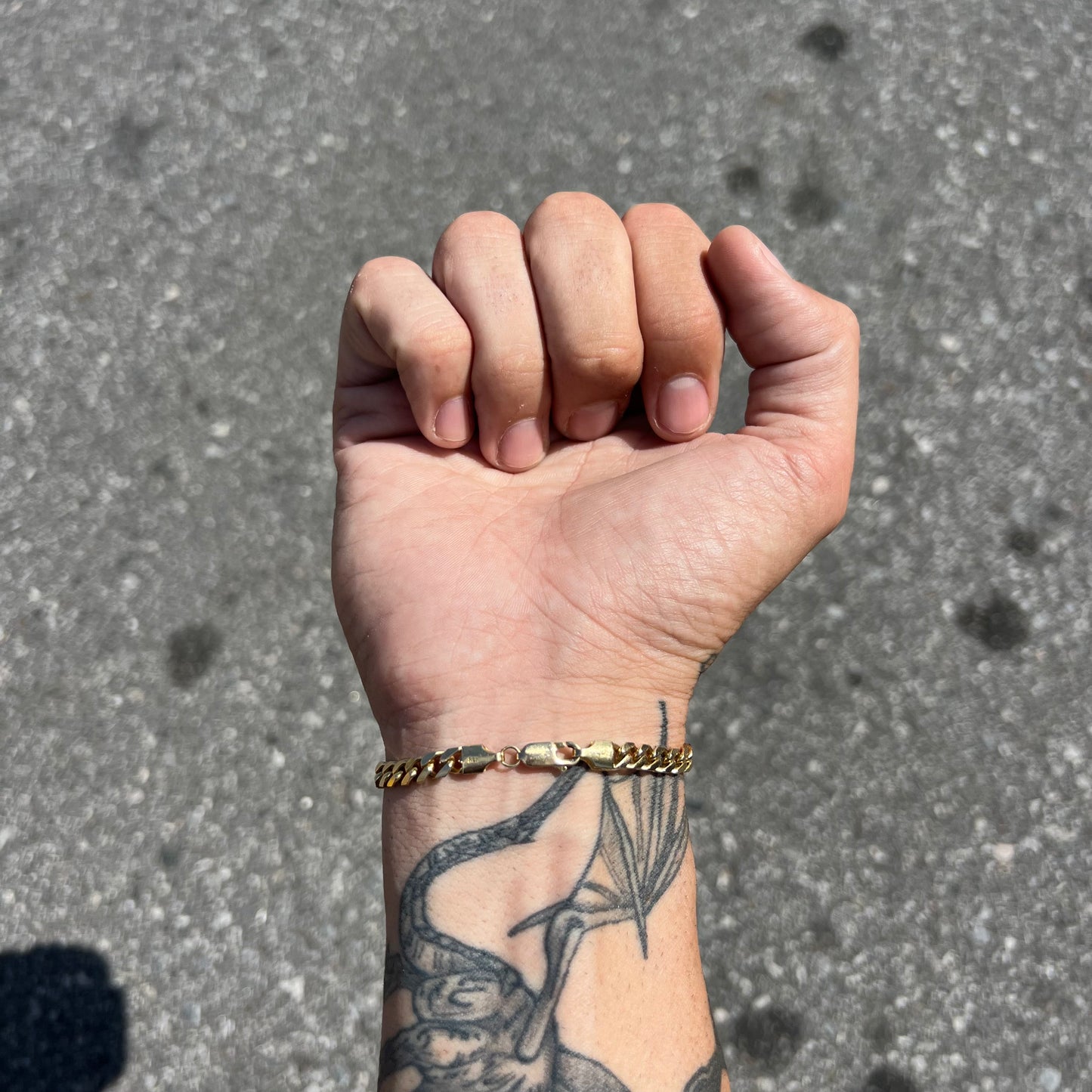 Vintage Solid 14k Chunky Miami Cuban Link Bracelet