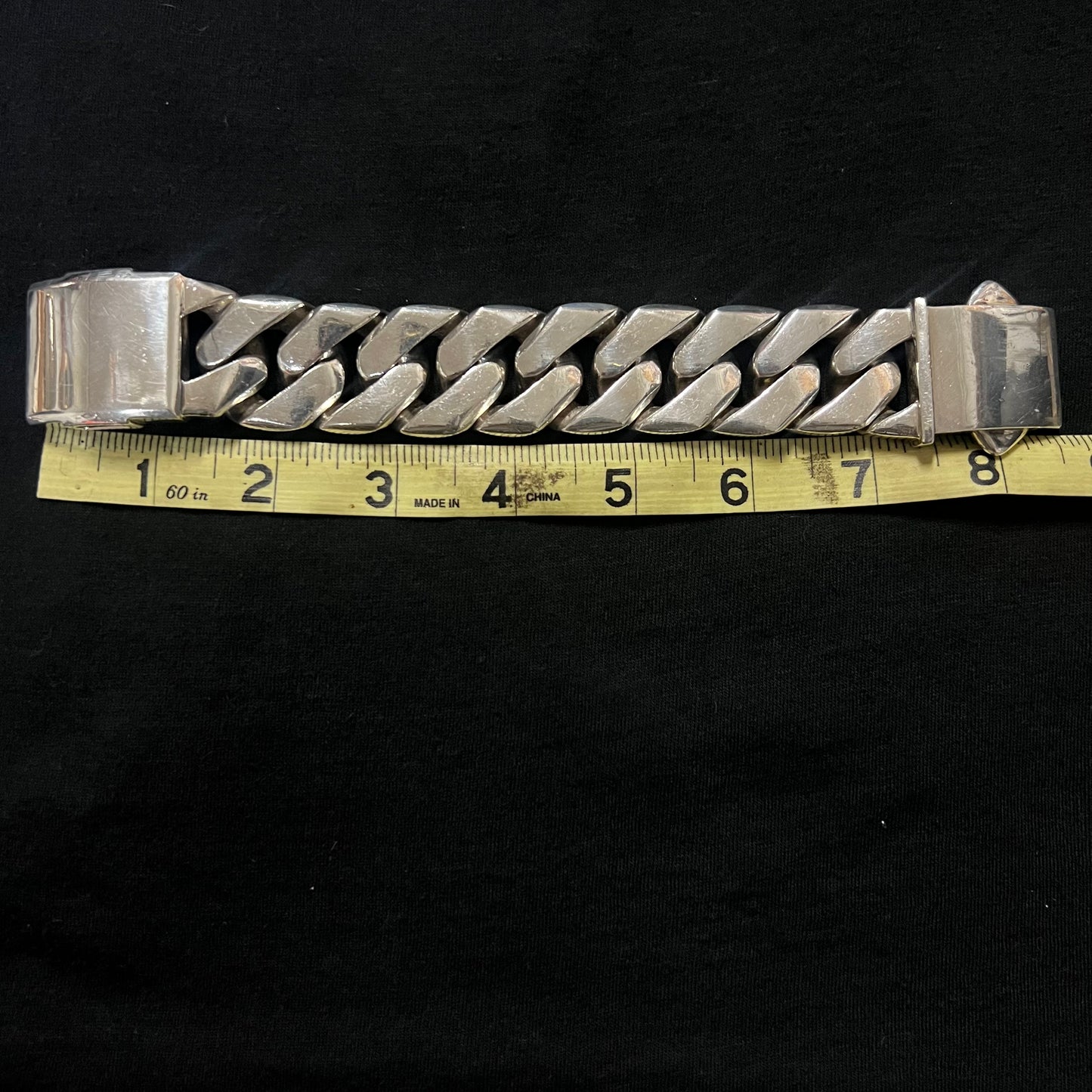 Handmade Silver/.925 Extreme Heavyweight Cuban Link Bracelet