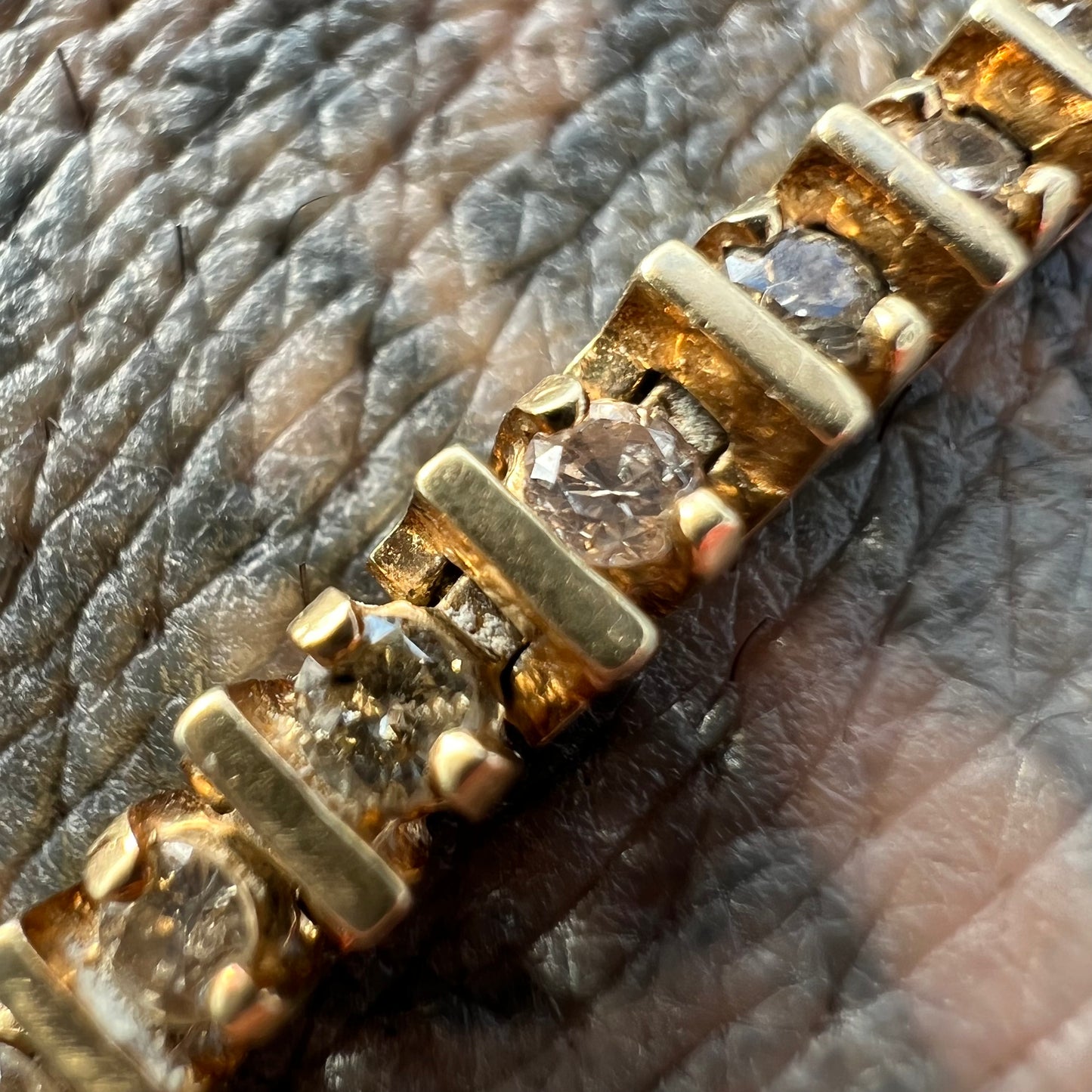 Vintage 14k Natural Diamond (2 CTW) Tennis Bracelet