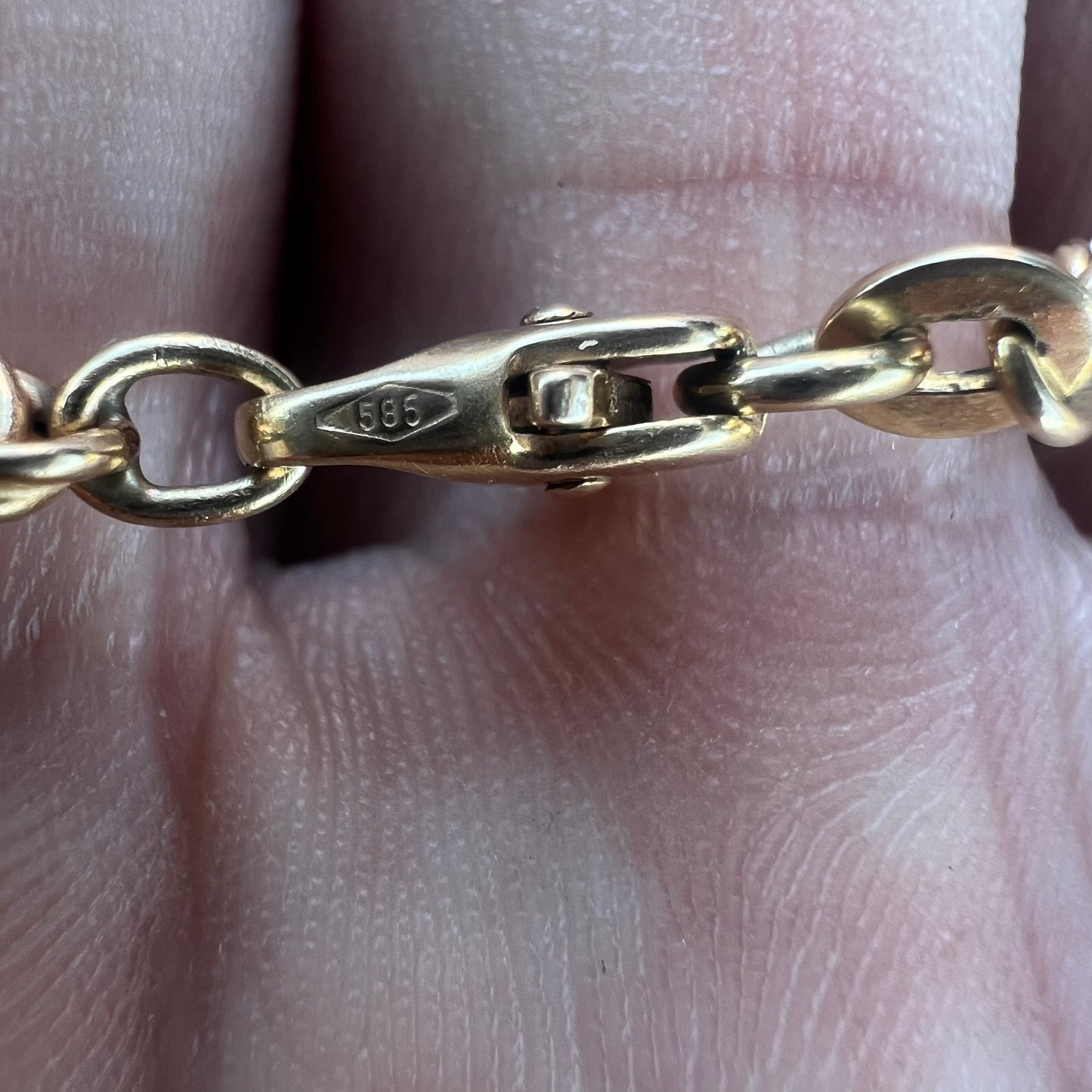 1980’s 14k Thick Italian Rope Chain Necklace (18.5”)